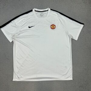 Nike Manchester United Jersey Men Size 2XL White Premier League Football Soccer